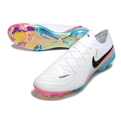 Nike Phantom GX2 Elite FG White, Light Blue and Pink Football Boots