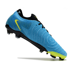 Chuteira Campo Nike Phantom GX2 Elite FG Azul, Preta e Amarela - VENI Futebol