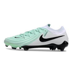 Nike Phantom GX2 Elite FG Football Boots Light Green and White
