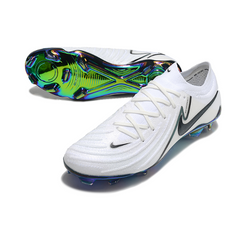 Chuteira Campo Nike Phantom GX2 Elite FG Branca e Verde