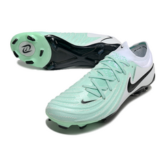 Nike Phantom GX2 Elite FG Football Boots Light Green and White