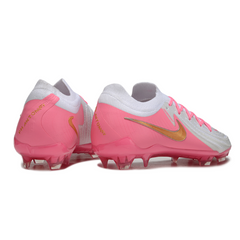 Nike Phantom GX2 Elite FG White and Pink Football Boots