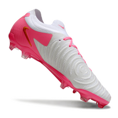 Chuteira Campo FG Nike Phantom GX2 Elite Branca e Rosa