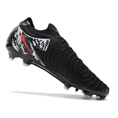 Chuteira Campo Nike Phantom GX2 Elite FG Preta, Branca e Vermelha - VENI Futebol