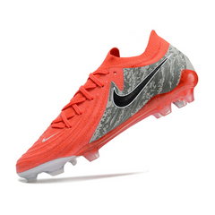 Chuteira Campo Nike Phantom GX2 Elite FG Vermelha e Cinza - VENI Futebol