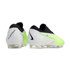 Chuteira Campo Nike Phantom GX Academy FG Branca, Verde e Preta - VENI Futebol