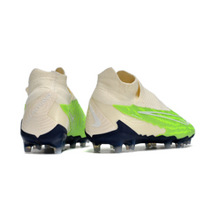 Chuteira Campo Nike Phantom GX Elite DF FG Verde e Branca - VENI Futebol