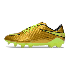 Chuteira Campo Nike Phantom Hypervenom Elite FG Dourado
