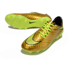 Chuteira Campo FG Nike Phantom Hypervenom Elite Dourada
