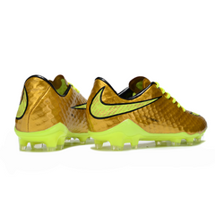 Chuteira Campo Nike Phantom Hypervenom Elite FG Dourado