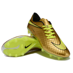 Chuteira Campo FG Nike Phantom Hypervenom Elite Preta e Laranja