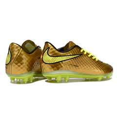Chuteira Campo FG Nike Phantom Hypervenom Elite Preta e Laranja