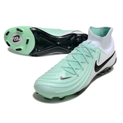 Chuteira Campo FG Nike Phantom Luna 2 Elite Verde-Clara e Branca