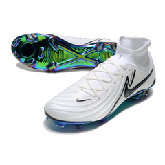 Chuteira Campo FG Nike Phantom Luna 2 Elite Branca e Verde