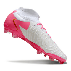 Chuteira Campo FG Nike Phantom Luna 2 Elite Branca e Rosa