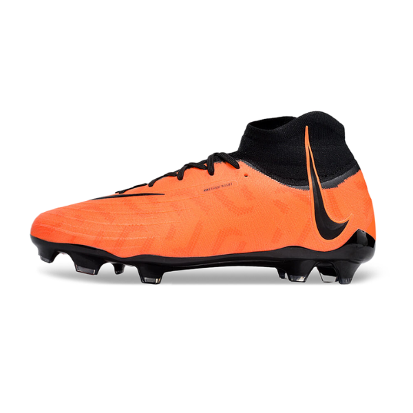 Chuteira Campo Nike Phantom Luna FG Laranja e Preta - VENI Futebol