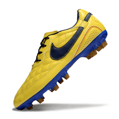 Nike Tiempo R10 Legend Elite FG Yellow and Blue Football Boots