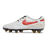Nike Tiempo R10 Legend Elite FG White and Red Football Boots