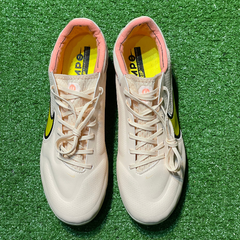 Chuteira Campo Nike Tiempo Legend 9 Elite FG Laranja Claro Tamanho 42