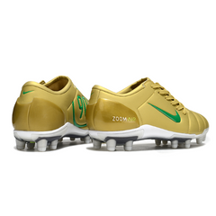 Chuteira Campo Nike Total 90 III FG Dourada e Verde