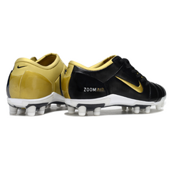 Chuteira Campo FG Nike Total 90 III Preta e Dourada