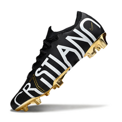 Chuteira Campo Nike Air Zoom Mercurial Vapor 12 Elite FG Preta Cristiano Pack