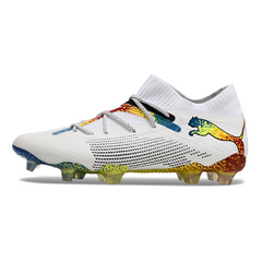 Chuteira Campo FG Puma Future 7 Pack Heatmap Preta e Amarela