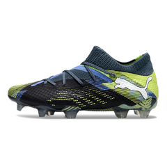 Chuteira Campo FG Puma Future 7 Preta e Verde