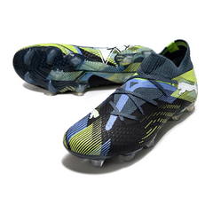 Botas de fútbol Puma Future 7 FG negras y verdes