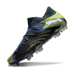 Botas de fútbol Puma Future 7 FG negras y verdes