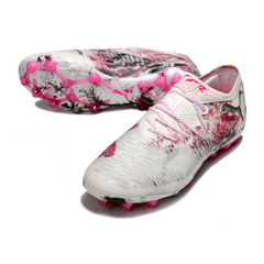 Puma Future 8 Low-Cut AG White and Pink Football Boots