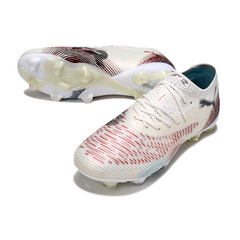 Puma Future 8 Low Top FG White and Red Football Boots