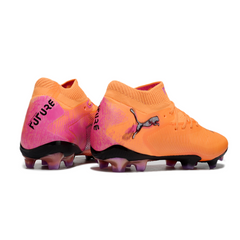 Chuteira Campo FG Puma Future 8 Laranja e Rosa