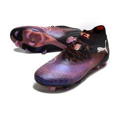 Chuteira Campo FG Puma Future 8 Pack Neymar Jr Unlimited Preta e Dourada