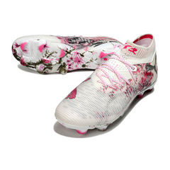 Puma Future 8 FG White and Pink Field Football Boots