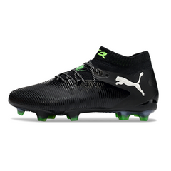Chuteira Campo FG Puma Future 8 Pack Eclipse Preta e Amarela