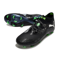 Chuteira Campo FG Puma Future 8 Pack Eclipse Preta e Amarela
