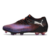 Chuteira Campo FG Puma Future 8 Low Cut Pack Neymar Unlimited Preta e Amarela