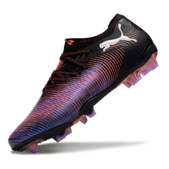 Chuteira Campo FG Puma Future 8 Low Cut Pack Neymar Unlimited Preta e Amarela