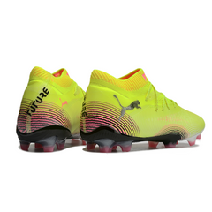 Chuteira Campo FG Puma Future 8 Amarela e Rosa