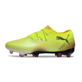 Puma Future 8 Low Top FG Yellow and Pink Football Boots