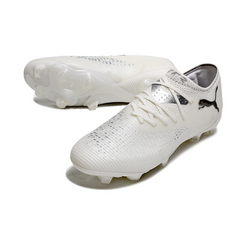 Puma Future 8 Low Top FG White and Black Field Football Boots