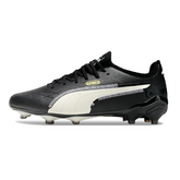 Chuteira Campo FG Puma King Ultimate Pack Art of Football Preta e Branca