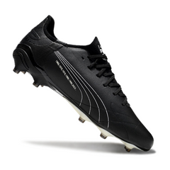 Chuteira Campo FG Puma King Ultimate Pack Art of Football Preta e Branca