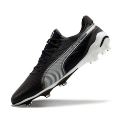 Chuteira Campo FG Puma King Ultimate Pack Eclipse Preta e Cinza