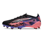 Chuteira Campo FG Puma Ultra 5 Carbon Pack Formula 1 Preta e Branca