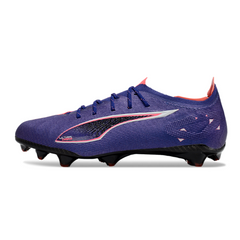 Chuteira Campo FG Puma Ultra 5 Carbon Pack Formula Preta e Branca