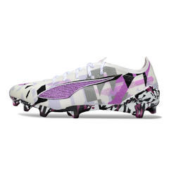 Puma Ultra 5 Carbon FG White, Purple and Black Football Boots