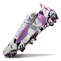 Puma Ultra 5 Carbon FG White, Purple and Black Football Boots