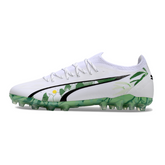Puma Ultra 5 Carbon MG White and Green Field and Society Football Boots